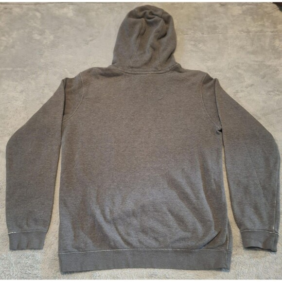 Nike Hoodie Mens Medium Grey Club Fleece Long Sleeve Sportswear Gray 804346-071 - Picture 11 of 11